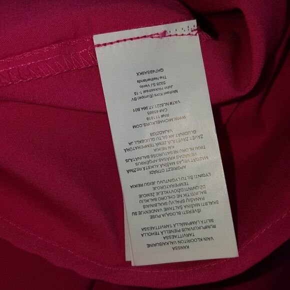 MICHAEL KORS Womens Long  Sleeve Blouse with Double Ruffle Cuffs at Wris… - Picture 11 of 13